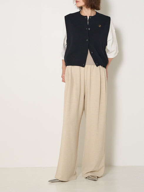 【 限定 】DOUBLE FACE KNIT VEST / Y242-91036-5